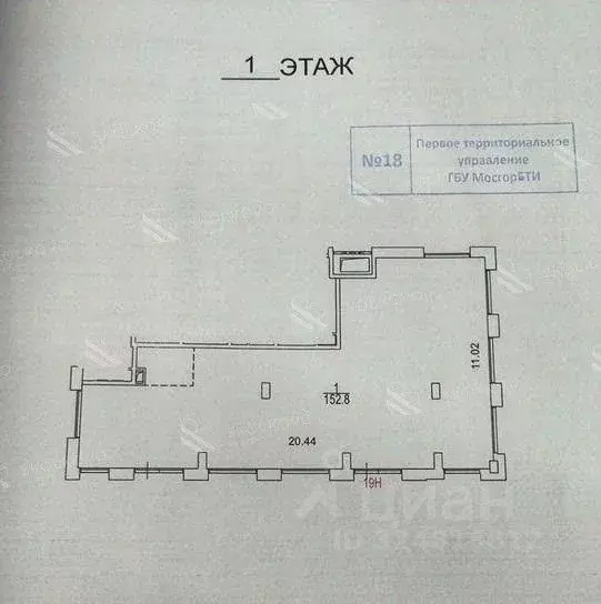 Помещение свободного назначения в Москва ул. Нижние Мневники, 10 (153 ... - Фото 2
