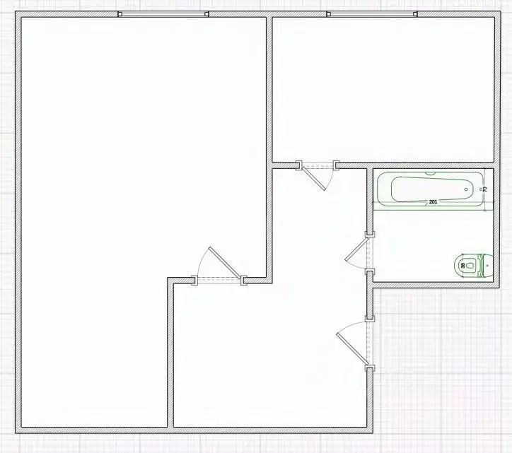 1-к кв. Костромская область, Буй ул. 10-й Годовщины Октября, 19 (28.7 ... - Фото 2