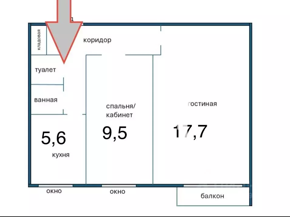 2-к кв. Волгоградская область, Волгоград ул. Генерала Штеменко, 54 ... - Фото 1