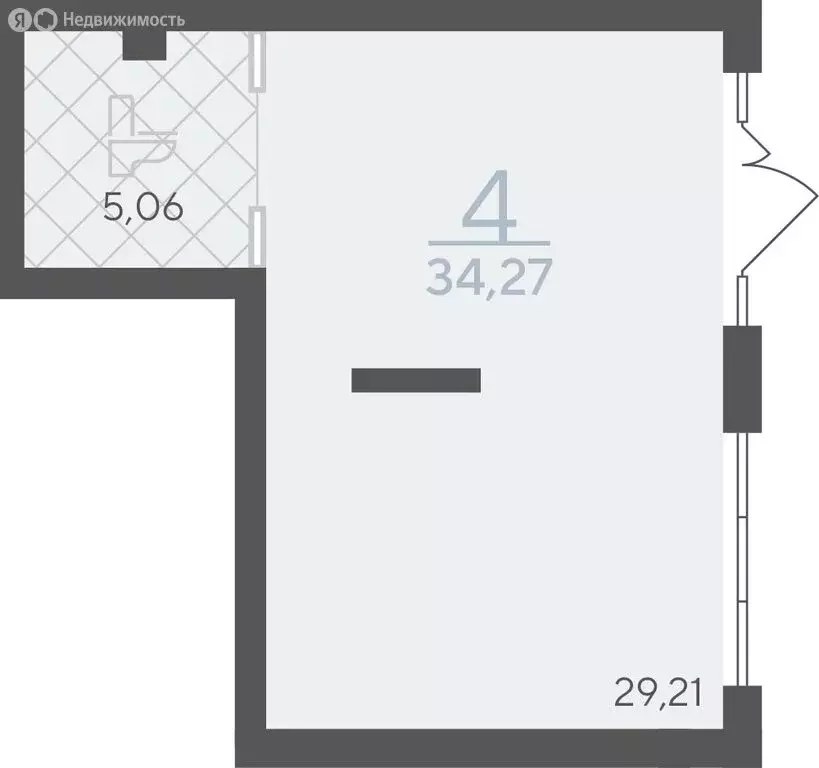 Офис (34.27 м) - Фото 2