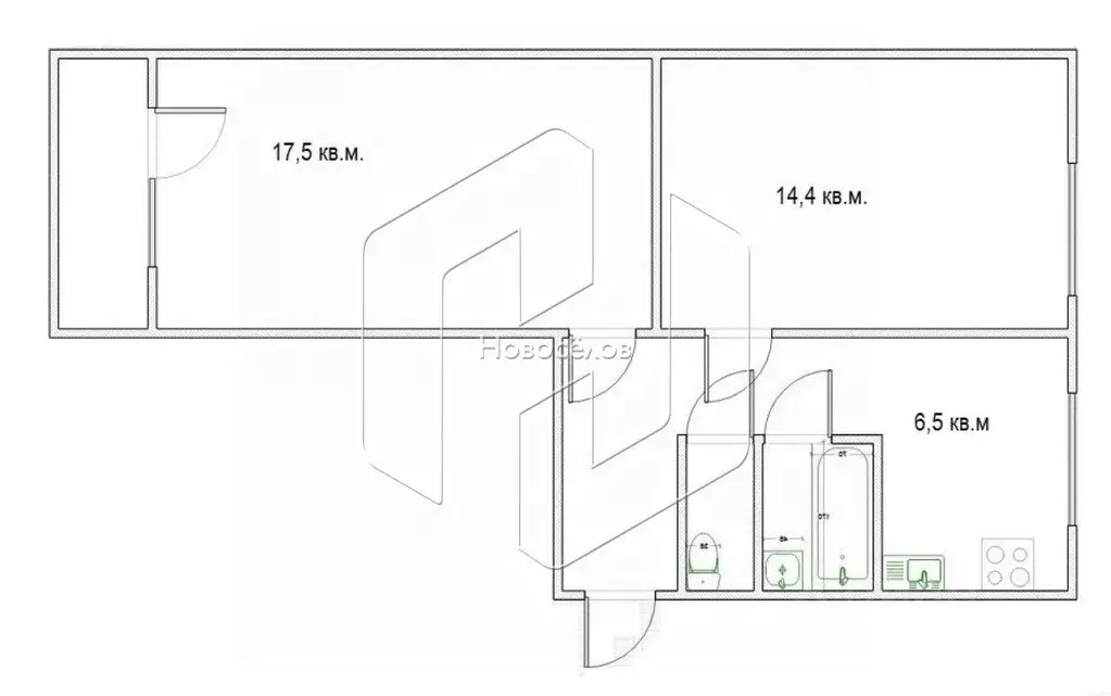 1 Комнатная Квартира Саранск Купить Центр