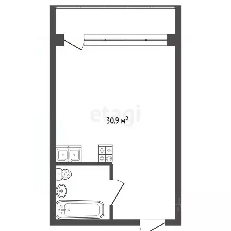 Студия Крым, Ялта муниципальный округ, Ливадия пгт ул. Виноградная, ... - Фото 2