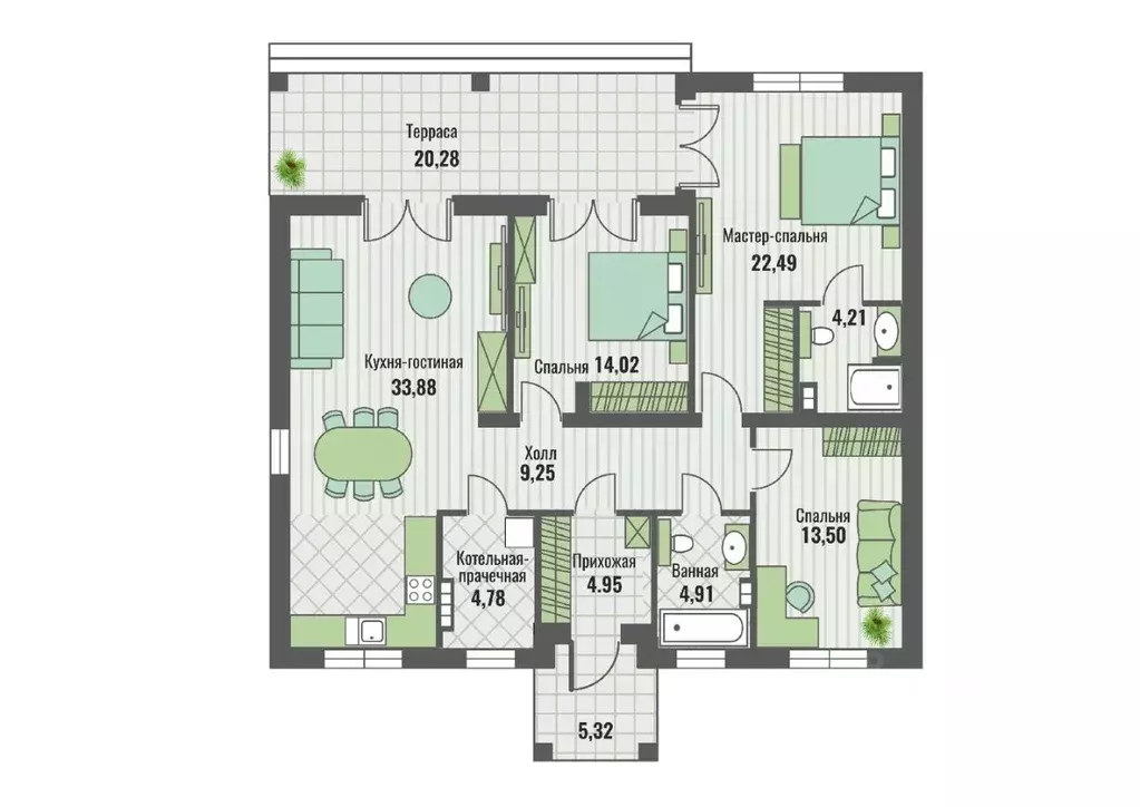 Коттедж в Москва Черный Луг СНТ, 281 (133 м) - Фото 2