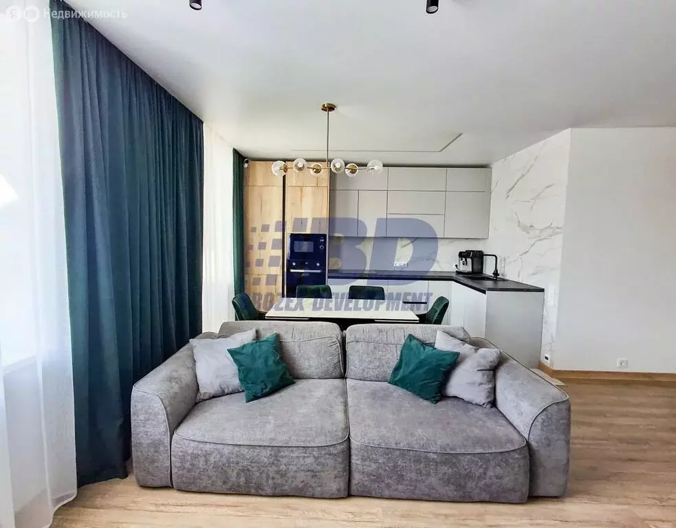 3-комнатная квартира: Берёзовский, Александровский проспект, 8 (82.4 ... - Фото 2