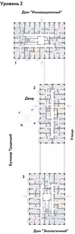 2-к кв. Тюменская область, Тюмень ул. Андрея Кореневского, 3к2 (47.14 ... - Фото 1