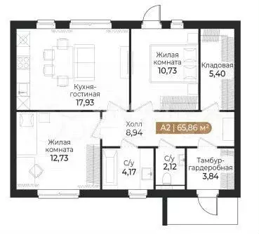 Таунхаус 65,9 м на участке 2 сот. - Фото 1