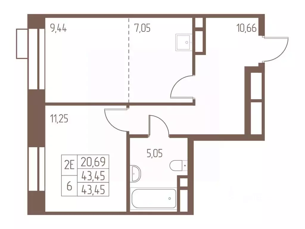 2-к кв. Московская область, Ивантеевка Пушкинский городской округ, ... - Фото 1