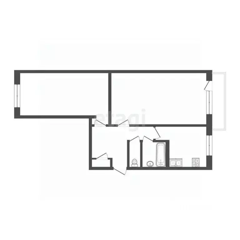 2-к кв. Костромская область, Кострома Якиманиха мкр, 7 (49.9 м) - Фото 1