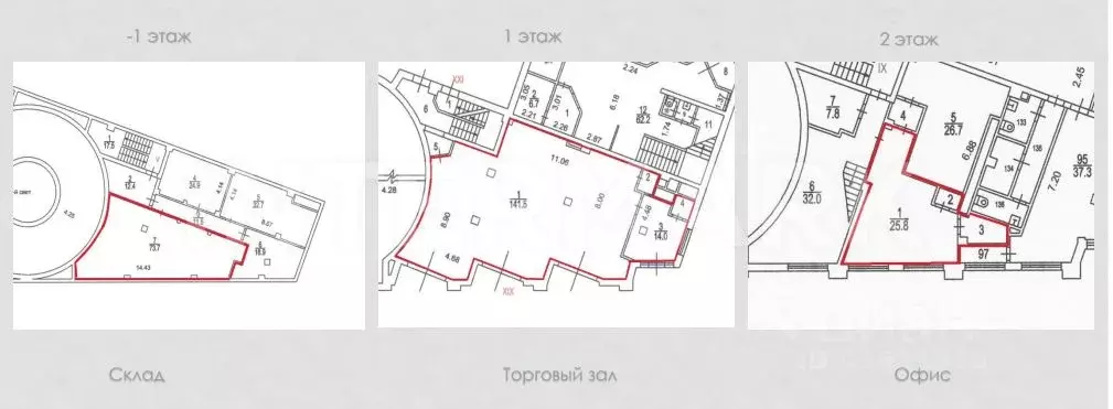 Торговая площадь в Москва Тестовская ул., 10 (295 м) - Фото 1