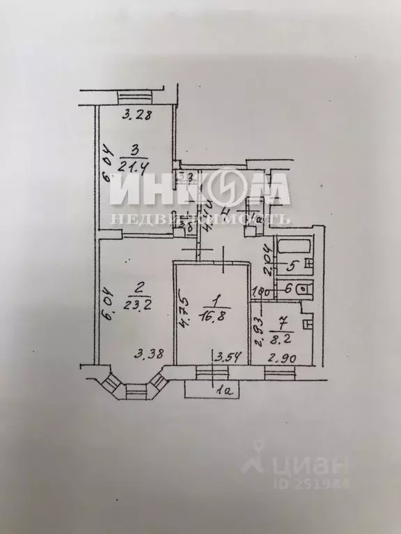 Комната Москва ул. Маршала Неделина, 34К1 (21.4 м) - Фото 1