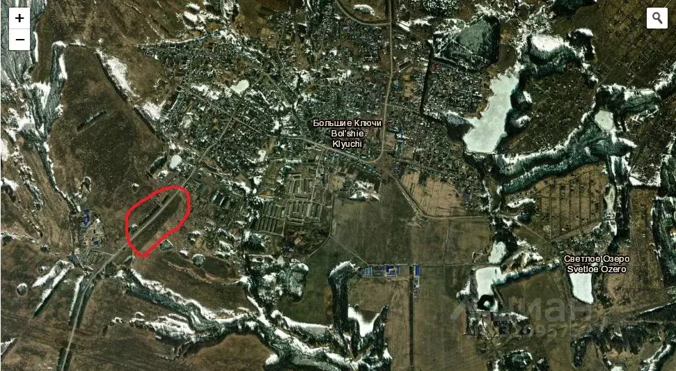 Участок в Татарстан, Зеленодольский район, Большеключинское с/пос, с. ... - Фото 1