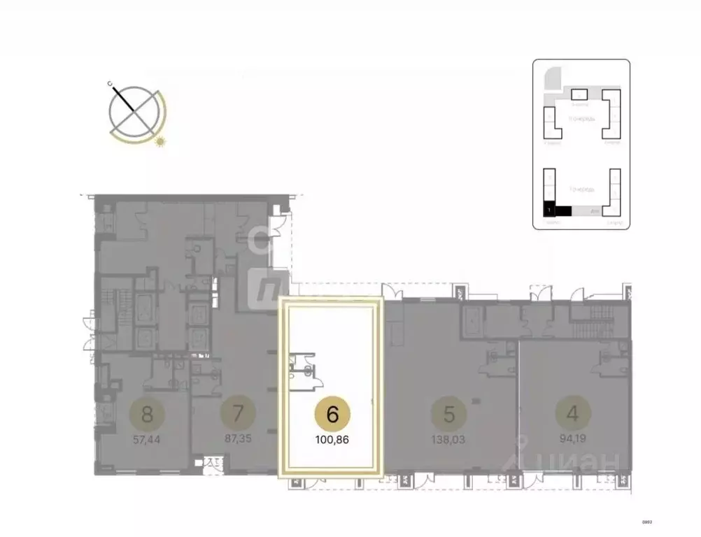 Помещение свободного назначения в Московская область, Котельники Дюна ... - Фото 1