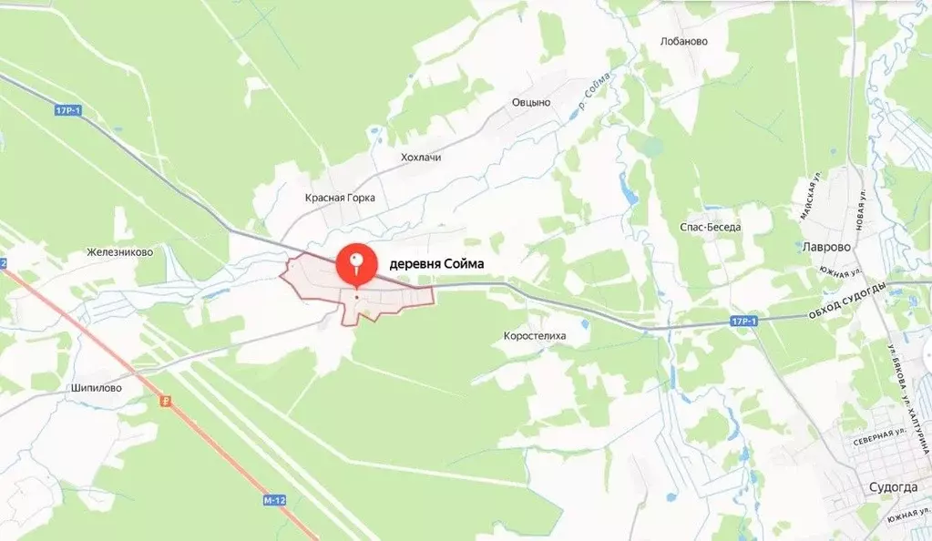 Торговая площадь в Владимирская область, Судогодский район, д. Сойма ... - Фото 1