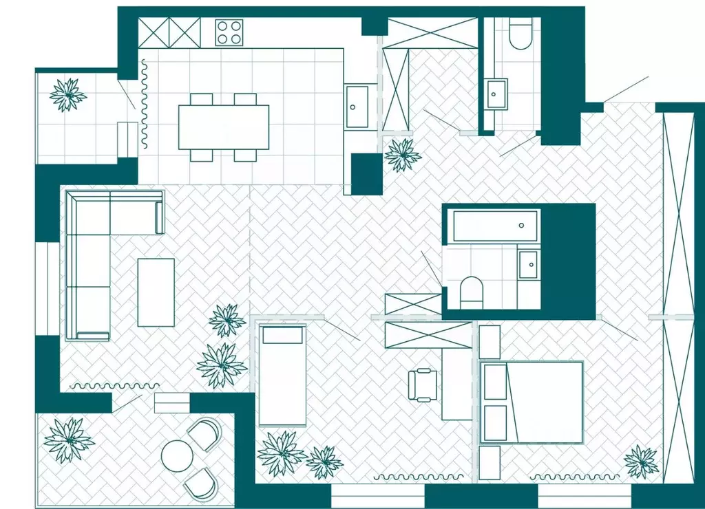 1-к кв. Хабаровский край, Хабаровск Конечный пер., 2В (92.29 м) - Фото 1