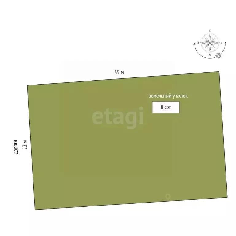 Участок в Башкортостан, Стерлитамакский район, д. Казадаевка, Любажи ... - Фото 2