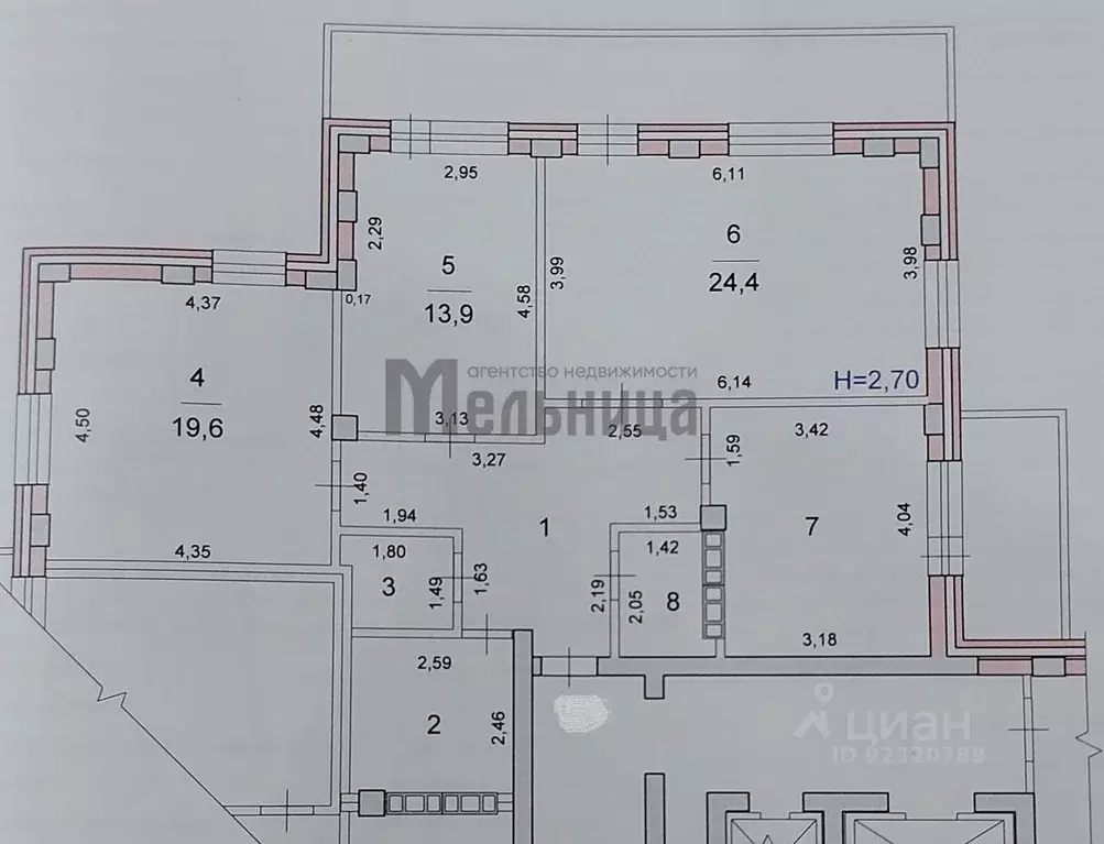 3-к кв. Волгоградская область, Волгоград Пугачевская ул., 16 (96.7 м) - Фото 2