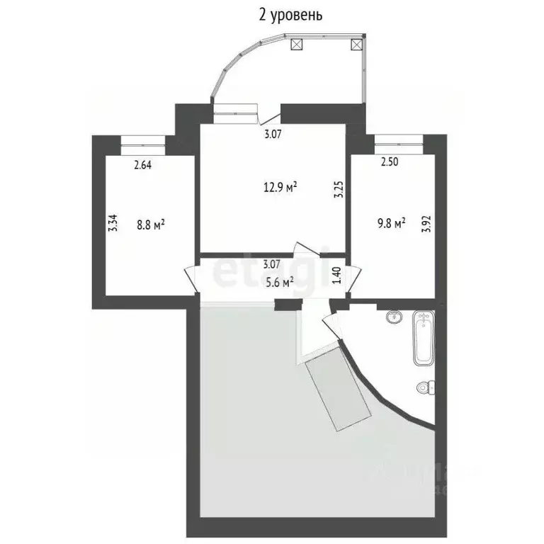 4-к кв. Кемеровская область, Юрга ул. Пушкина, 14А (116.9 м) - Фото 1