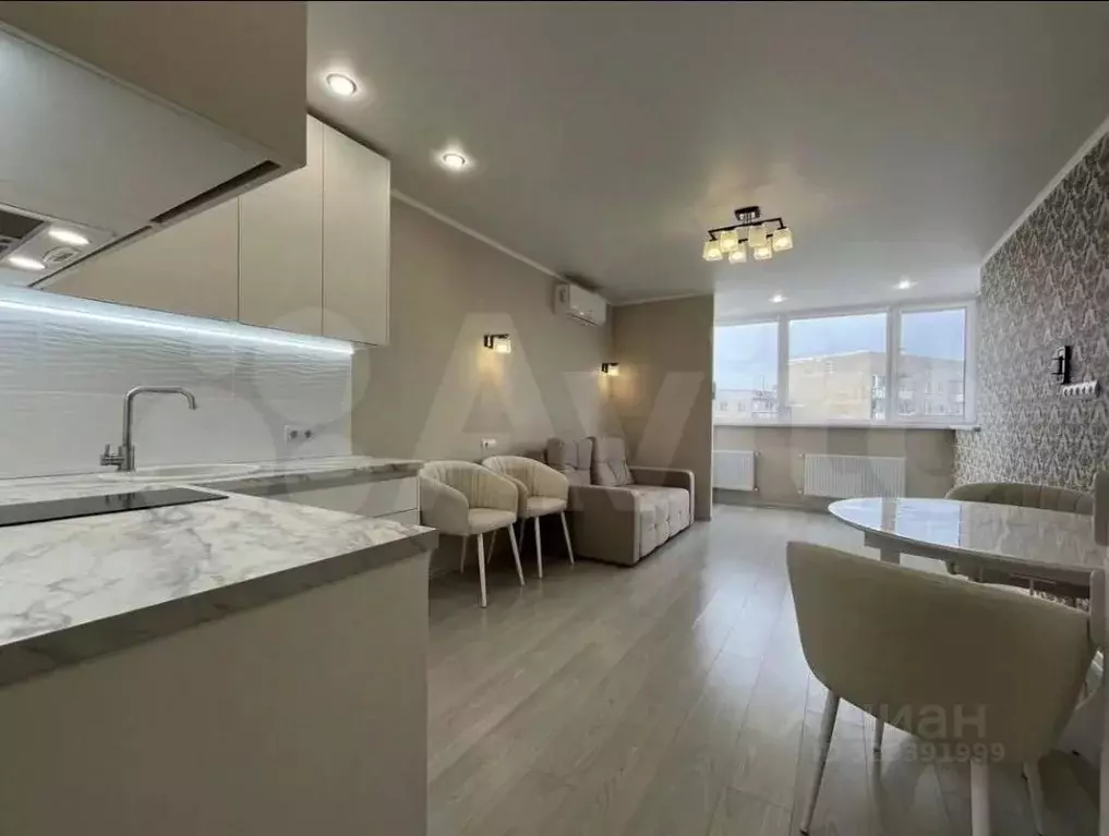 Студия Саратовская область, Энгельс ул. Пушкина, 87 (30.4 м) - Фото 1