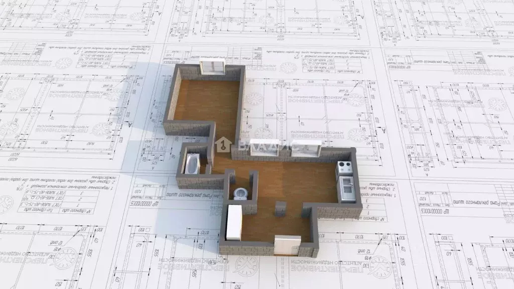 2-к кв. Иркутская область, Ангарск 17-й мкр, 12 (43.0 м) - Фото 2