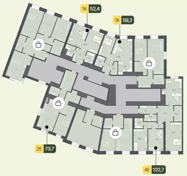 3-к кв. Москва Староалексеевская ул., 5А (118.8 м) - Фото 1
