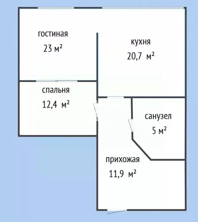 2-к кв. Дагестан, Каспийск просп. Акулиничева, 23 (73.0 м) - Фото 2