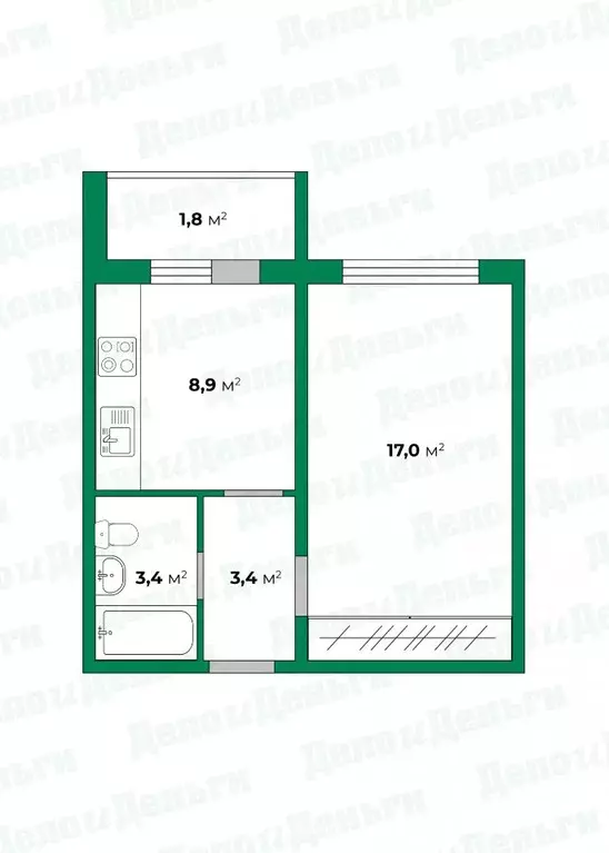 1-к кв. Кировская область, Киров ул. Анжелия Михеева, 16 (36.4 м) - Фото 0