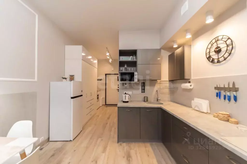 Студия Калининградская область, Зеленоградск ул. Гагарина, 87 (30.3 м) - Фото 1