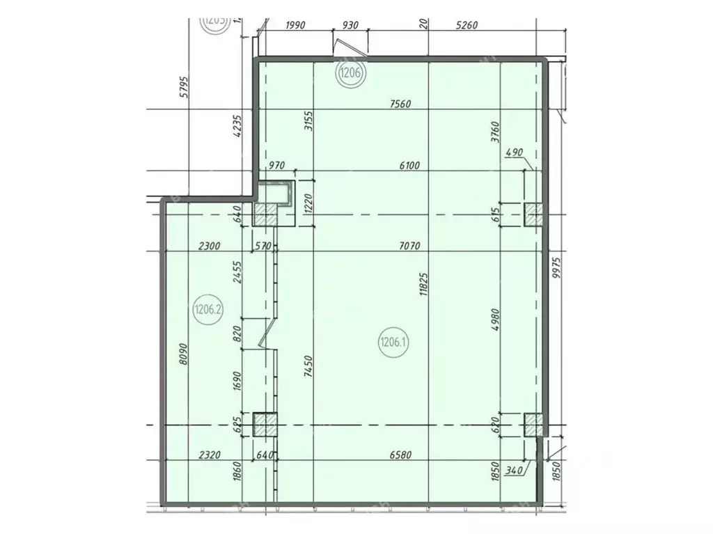 Офис в Санкт-Петербург Пулковское ш., 28 (102 м) - Фото 2