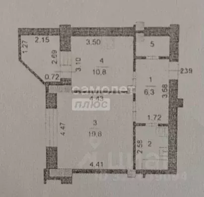 1-к кв. Липецкая область, Липецк ул. П.И. Смородина, 11 (43.3 м) - Фото 0