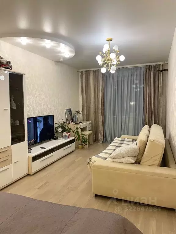 1-к кв. Башкортостан, Уфа Южный мкр, ул. Загира Исмагилова, 16/1 (39.2 ... - Фото 2