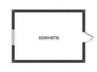 Квартира-студия: Бакал, улица 50 лет ВЛКСМ, 13 (12.7 м) - Фото 1