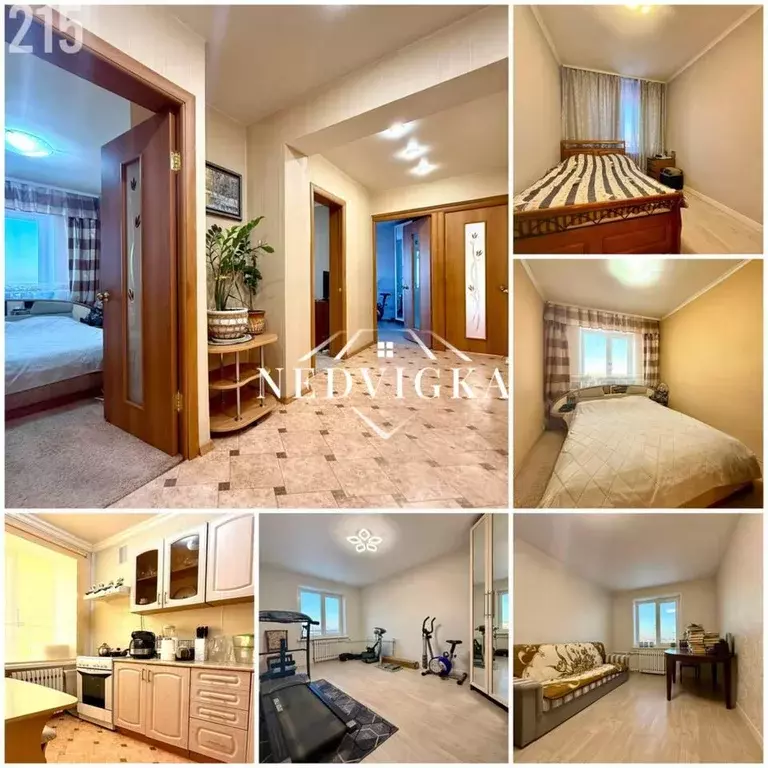 Квартира, 4 комнаты, 77.09 м - Фото 1