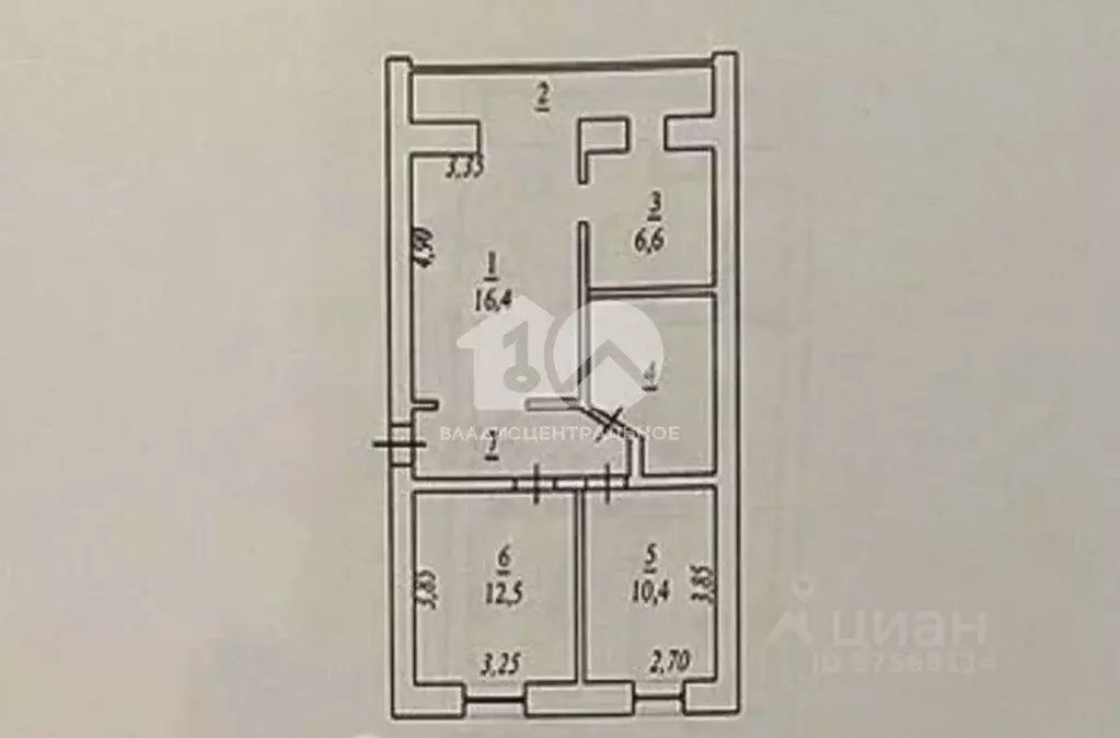 3-к кв. Новосибирская область, Бердск ул. Ленина, 11 (67.0 м) - Фото 2
