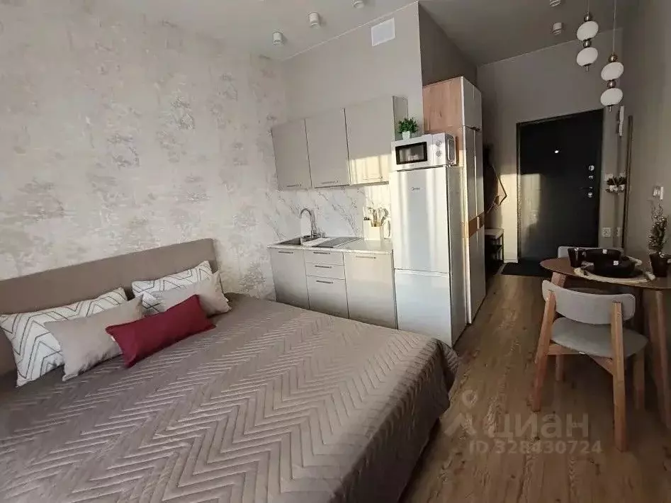 Студия Иркутская область, Иркутск ул. Красноказачья, 23/3 (19.0 м) - Фото 1