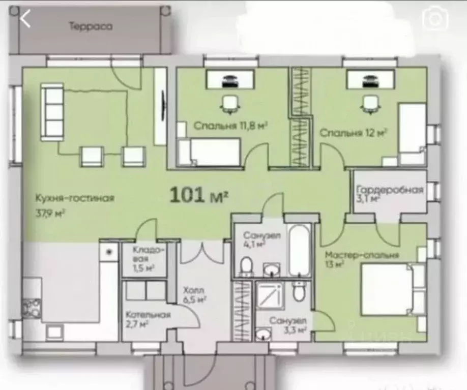 Дом в Тульская область, Тула городской округ, д. Медвенка, Ивановка кп ... - Фото 2
