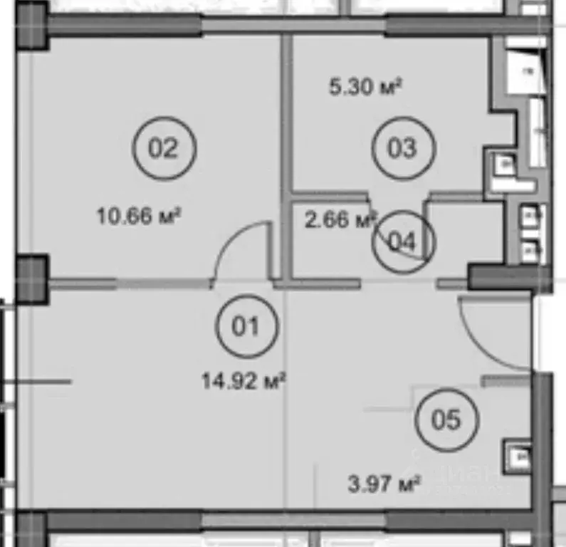 1-к кв. Москва 2-я Хуторская ул., 34 (37.51 м) - Фото 1