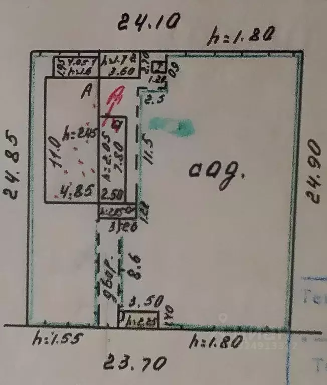 Дом в Орловская область, Орел Серпуховская ул. (57 м) - Фото 2