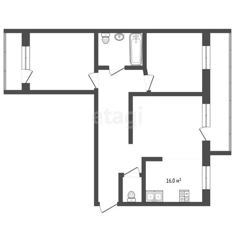 3-комнатная квартира: Ростов-на-Дону, переулок Семашко, 117В (130 м) - Фото 0