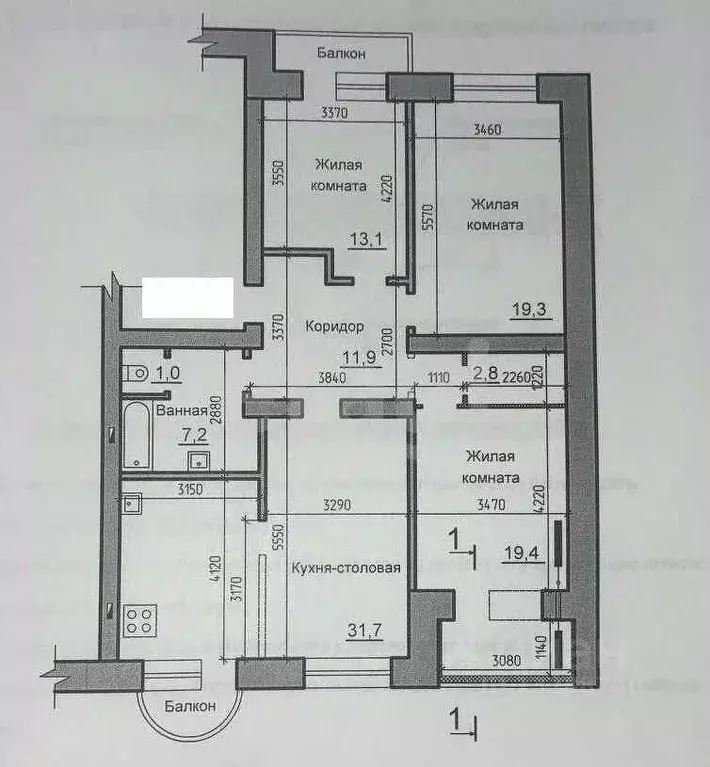 4-к кв. Орловская область, Орел ул. Максима Горького, 63А (105.6 м) - Фото 1