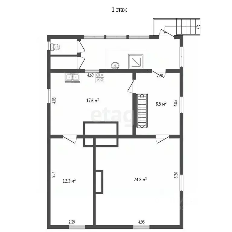 Дом в Архангельская область, Приморский муниципальный округ, д. ... - Фото 2