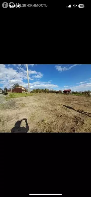 Участок в Выборгский район, Приморское городское поселение, коттеджный ... - Фото 1