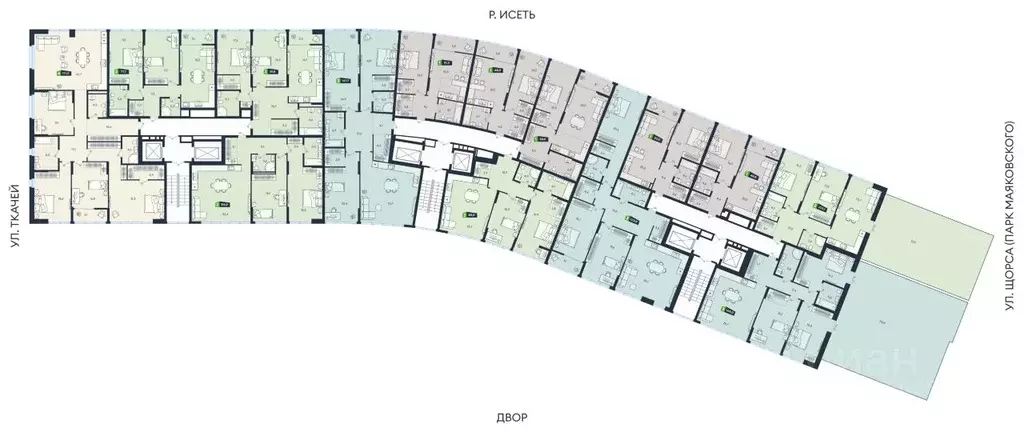 2-к кв. Свердловская область, Екатеринбург ул. Машинная, 1в/3 (94.0 м) - Фото 1