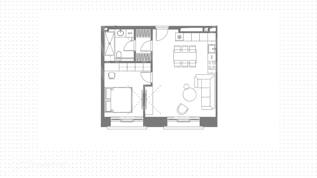 Продаётся 1-к квартира, 52.44 м - Фото 1