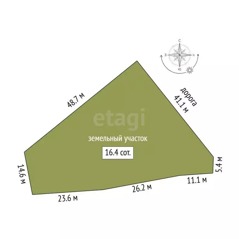Участок в Свердловская область, посёлок городского типа Пышма (14 м) - Фото 1