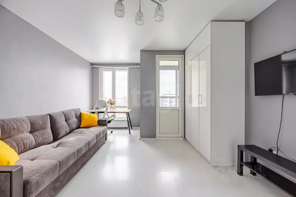Студия Санкт-Петербург ул. Вадима Шефнера, 10к1 (25.2 м) - Фото 1