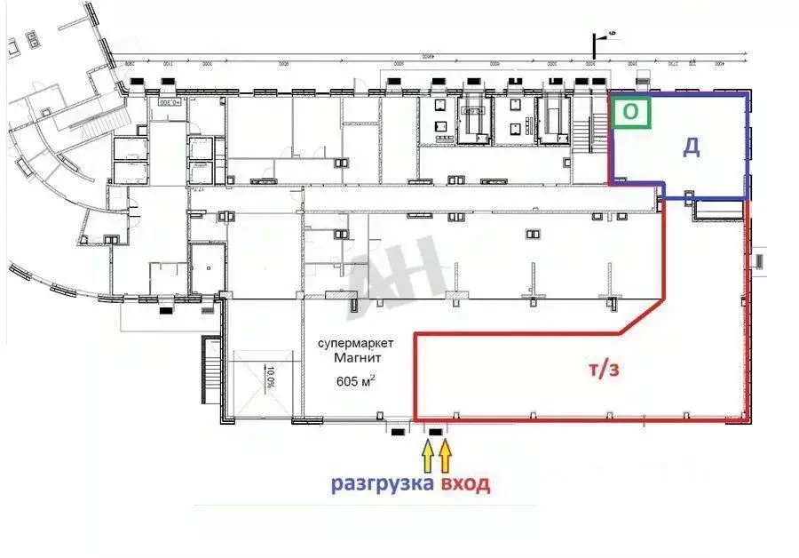 Помещение свободного назначения в Москва Волоколамское ш., 71к1 (300 ... - Фото 1