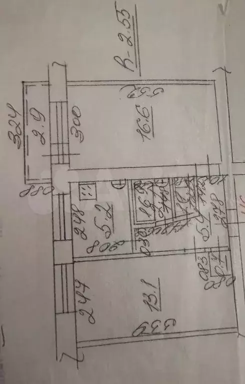 2-к. квартира, 44 м, 3/5 эт. - Фото 0