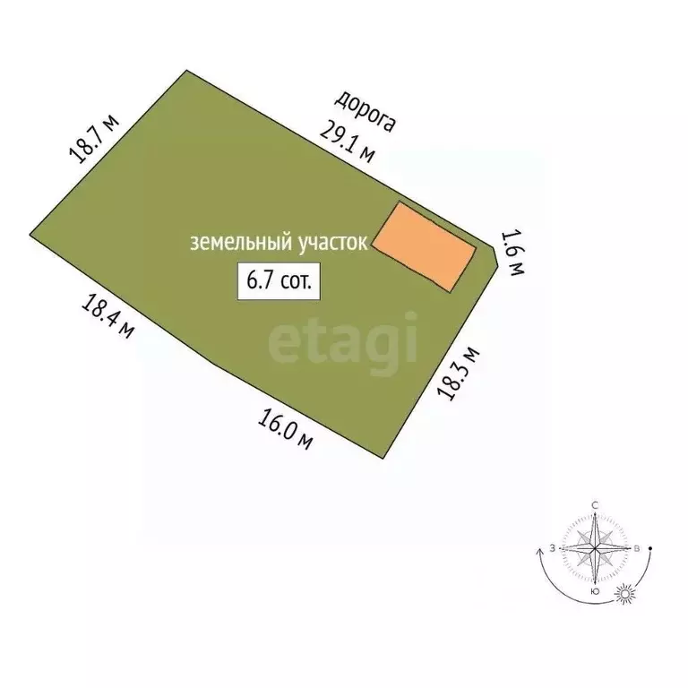 Участок в Башкортостан, Агидель  (6.68 сот.) - Фото 2