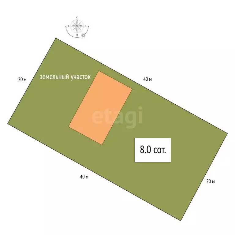 Дом в село Марусино, Берёзовая улица (90 м) - Фото 1