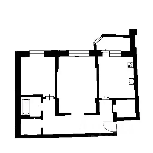 2-к кв. Татарстан, Казань ул. Зилантовская, 20 (65.0 м) - Фото 1